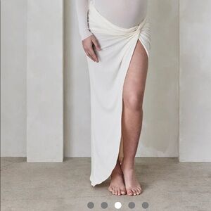 Bumpsuit Ivory Mesh Skirt S